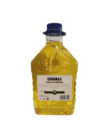 Comprar licor de hierbas COGALI 3L en Castellón.